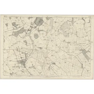 1867 Map of Aberdeenshire, Sheet XXXVI, 1873 Print