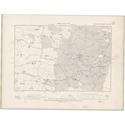 1899 Map of Aberdeenshire Sheet XXXVII.NE, 1901 Print