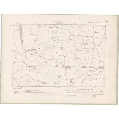 1899 Map of Aberdeenshire Sheet XXXVII.NW, 1901 Print