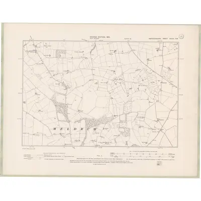 1899 Map of Aberdeenshire Sheet XXXVII.SW, 1901 Print