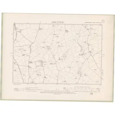 1899 Map of Aberdeenshire Sheet XXXVIII.NE, 1901 Print