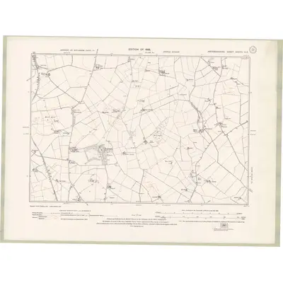 1924 Map of Aberdeenshire Sheet XXXVIII.NE, 1928 Print