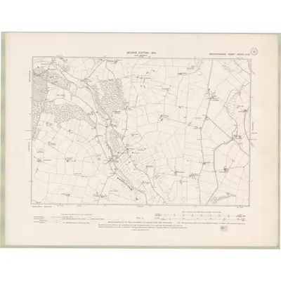 1899 Map of Aberdeenshire Sheet XXXVIII.NW, 1901 Print