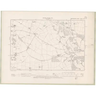 1899 Map of Aberdeenshire Sheet XXXVIII.SW, 1901 Print