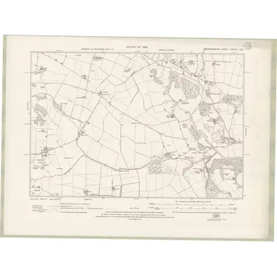 1924 Map of Aberdeenshire Sheet XXXVIII.SW, 1928 Print