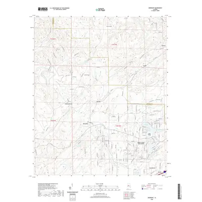 2020 Map of Abernant, 2020 Print