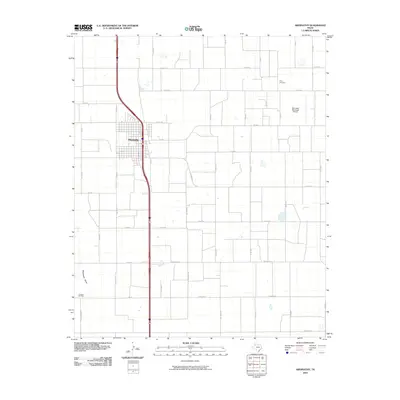 2010 Map of Abernathy, 2010 Print