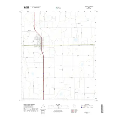 2019 Map of Abernathy, 2019 Print