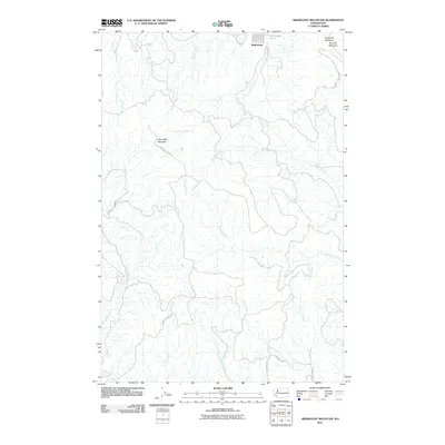 2011 Map of Abernathy Mountain, 2011 Print
