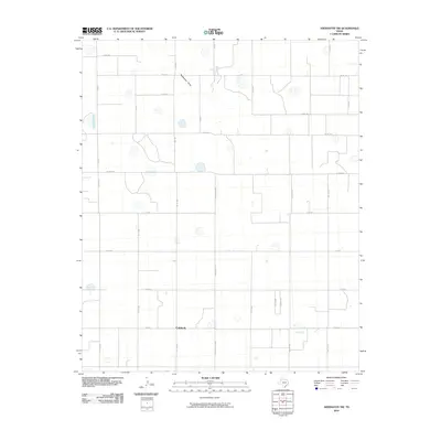 2010 Map of Abernathy SW, 2010 Print