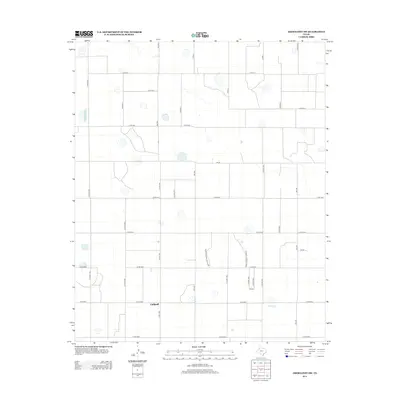 2012 Map of Abernathy SW, 2012 Print