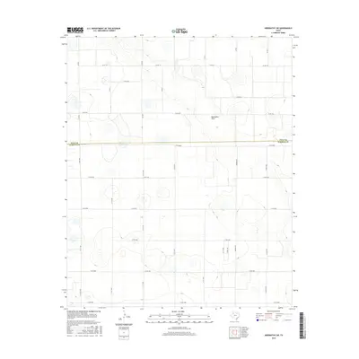 2016 Map of Abernathy SW, 2016 Print