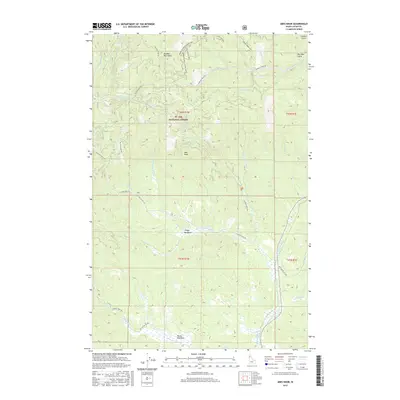 2017 Map of Abes Knob, 2017 Print