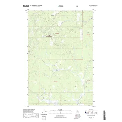 2020 Map of Abes Knob, 2020 Print