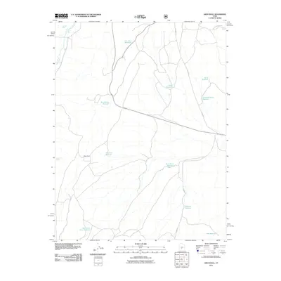 2011 Map of Abes Knoll, 2011 Print
