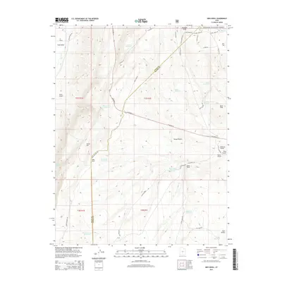 2014 Map of Abes Knoll, 2014 Print