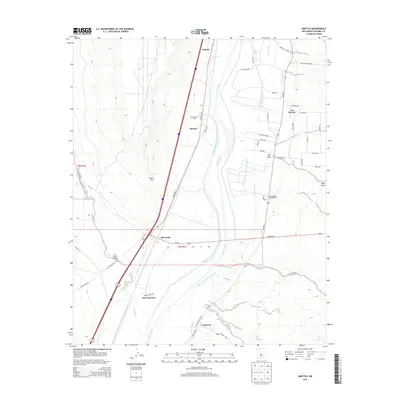 2013 Map of Abeytas, 2013 Print