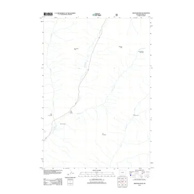 2012 Map of Abiathar Peak, 2012 Print
