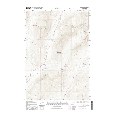 2015 Map of Abiathar Peak, 2015 Print