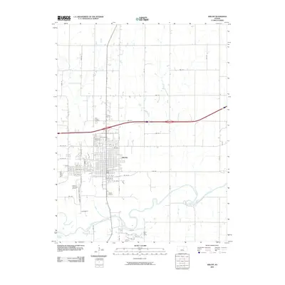 2009 Map of Abilene, 2009 Print