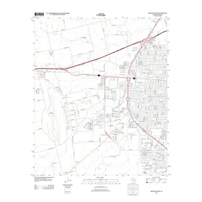 2012 Map of Abilene West, 2012 Print