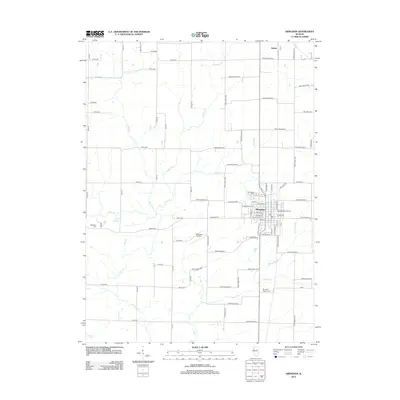 2012 Map of Abingdon, 2012 Print