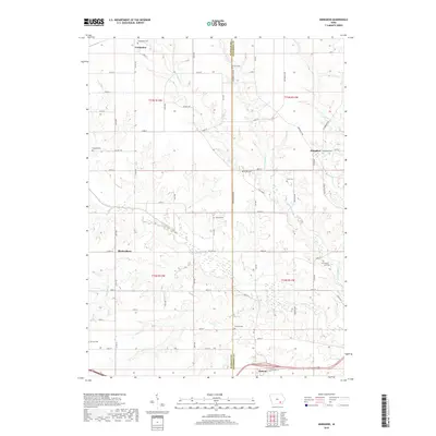 2018 Map of Abingdon, 2018 Print