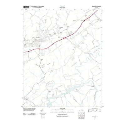 2010 Map of Abingdon, 2010 Print