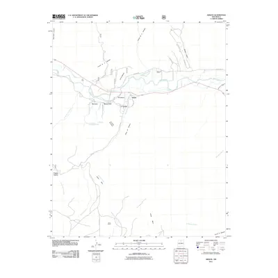 2011 Map of Abiquiu, 2011 Print