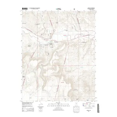 2013 Map of Abiquiu, 2013 Print
