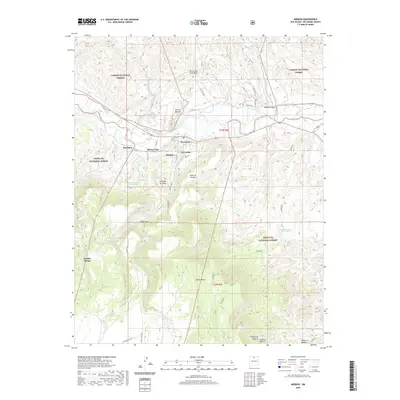 2020 Map of Abiquiu, 2020 Print