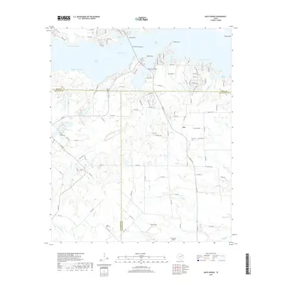 2019 Map of Ables Springs, 2019 Print
