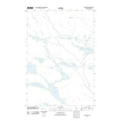 2011 Map of Abol Pond, 2011 Print