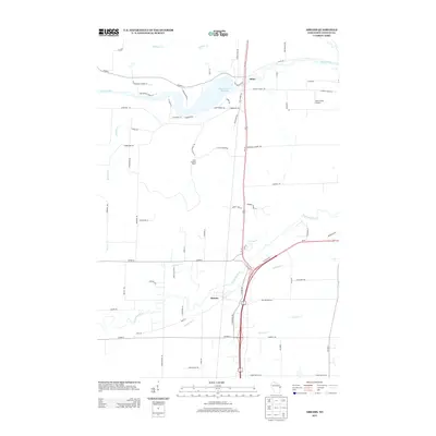 2013 Map of Abrams, 2013 Print