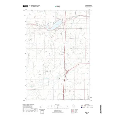 2018 Map of Abrams, 2018 Print