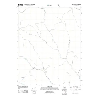 2011 Map of Abreu Canyon, 2011 Print