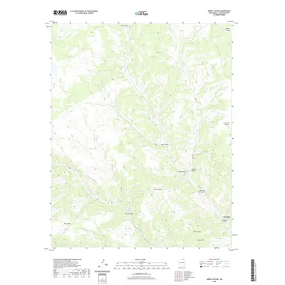 2020 Map of Abreu Canyon, 2020 Print