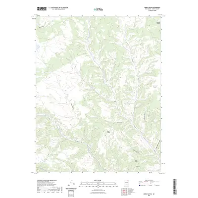 2023 Map of Abreu Canyon, 2023 Print