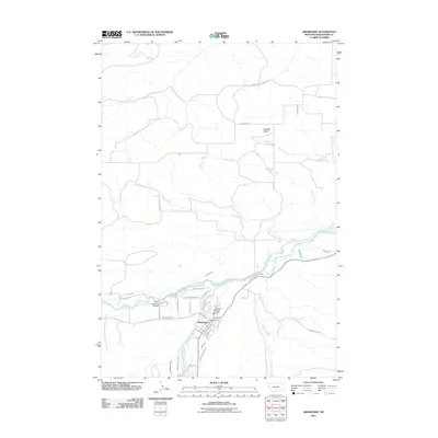 2011 Map of Absarokee, 2011 Print