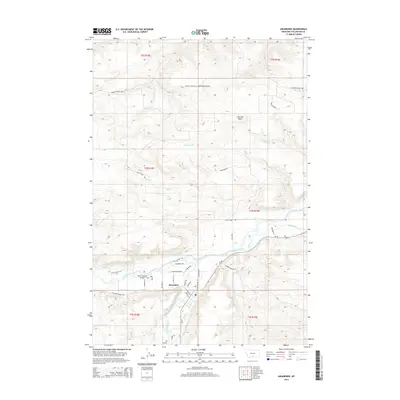 2014 Map of Absarokee, 2014 Print