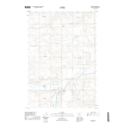 2020 Map of Absarokee, 2020 Print