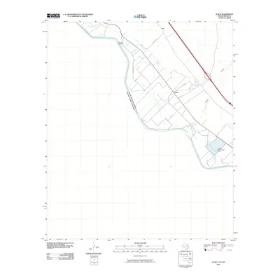2010 Map of Acala, 2010 Print