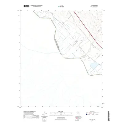 2019 Map of Acala, 2019 Print