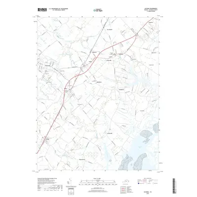2019 Map of Accomac, 2019 Print