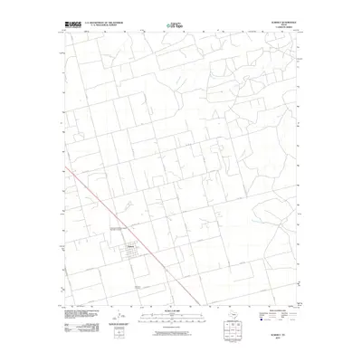 2010 Map of Ackerly, 2010 Print