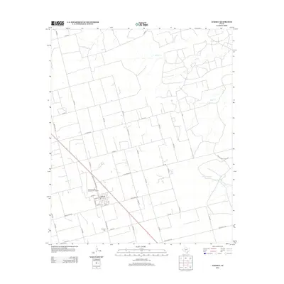 2012 Map of Ackerly, 2012 Print