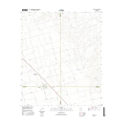 2016 Map of Ackerly, 2016 Print