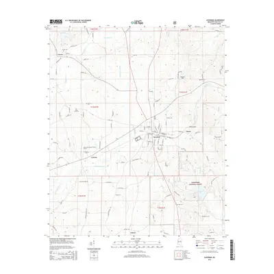 2015 Map of Ackerman, 2015 Print