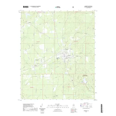 2021 Map of Ackerman, 2021 Print