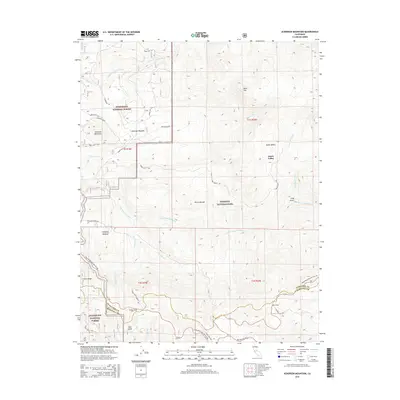 2015 Map of Ackerson Mountain, 2015 Print
